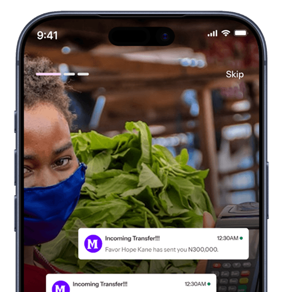 Mozza app screen 1